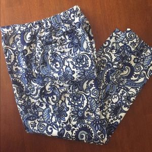 Paisley print blue Isaac Mizrahi